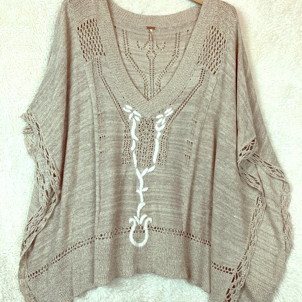 Free people light poncho